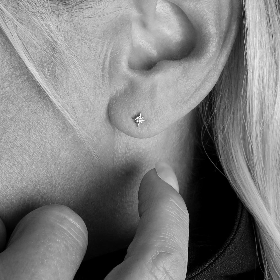 Kit Heath Céleste North Star Petite Stud Earrings