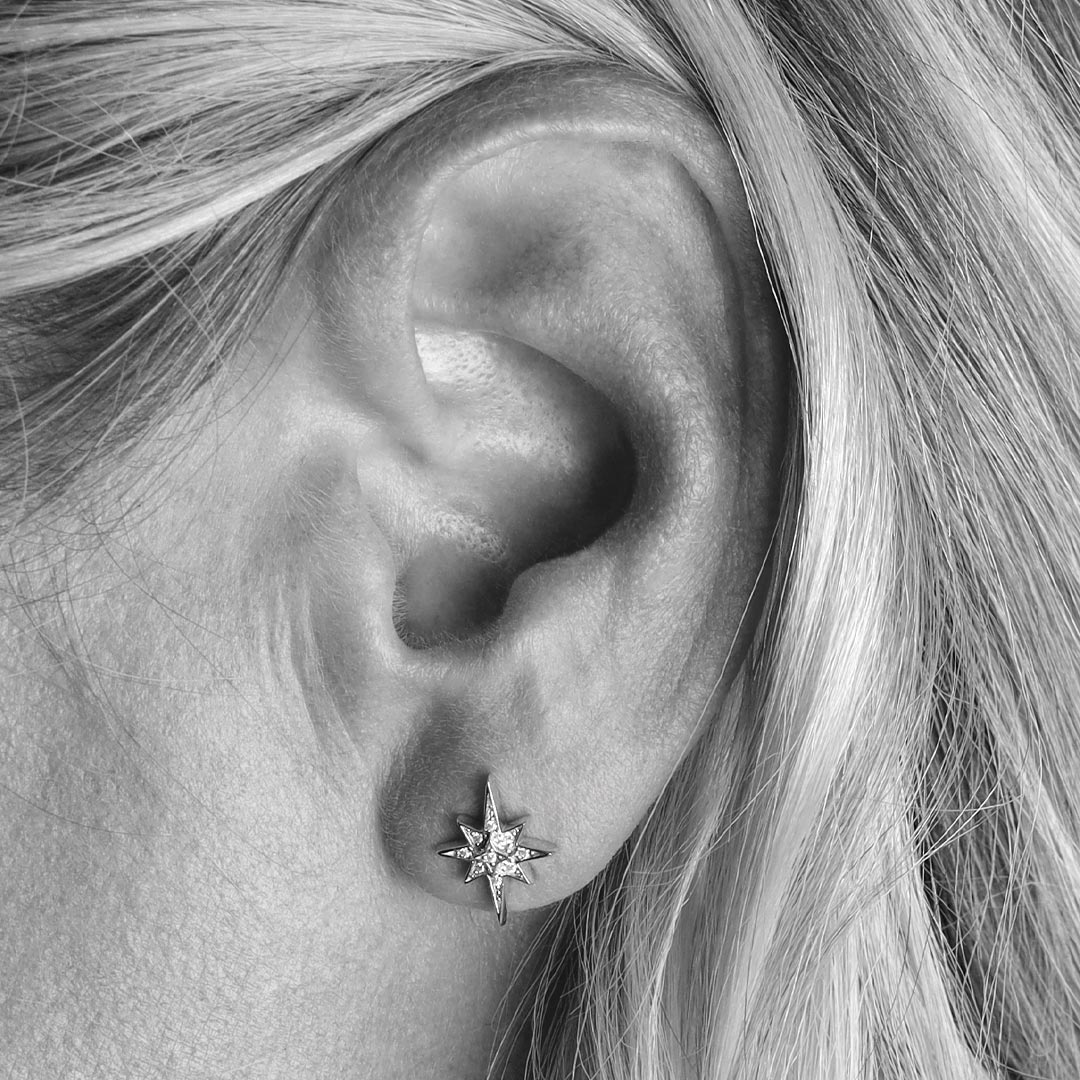 Kit Heath Céleste North Star Stud Earrings