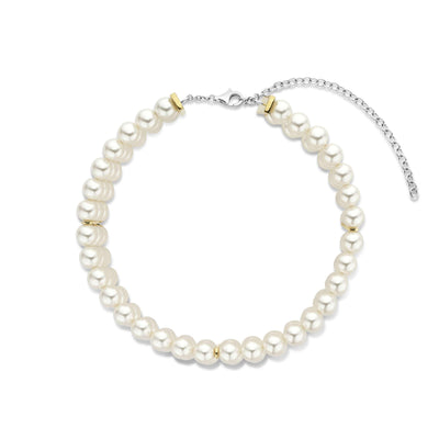 Ti Sento Gold Vermeil and Pearl Multi Strand Pearl Necklace - Rococo Jewellery