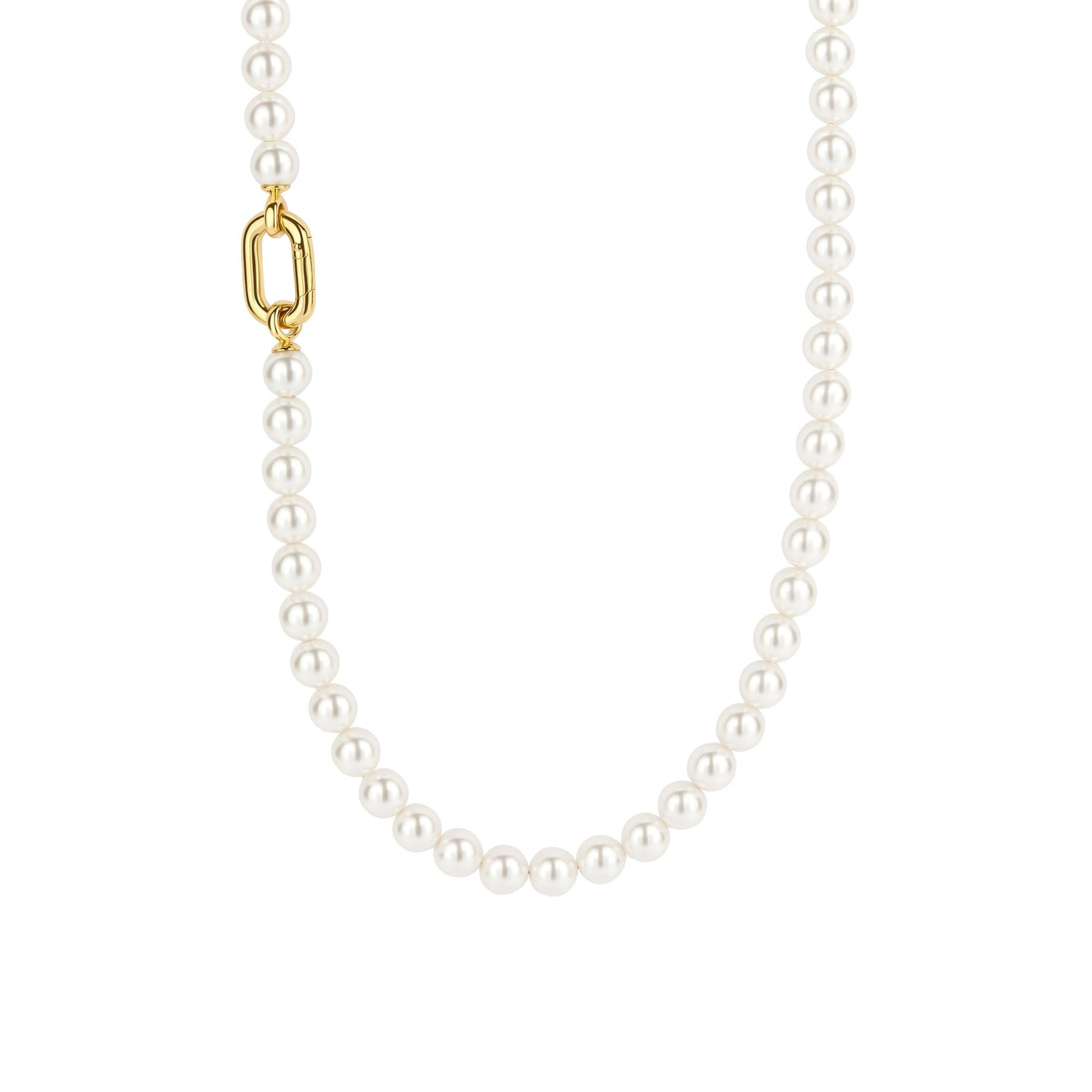 Ti Sento Gold Pearl Necklace - Rococo Jewellery