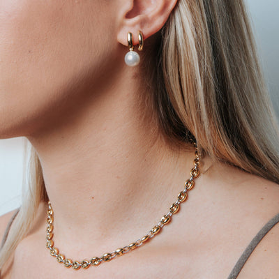 Ti Sento Mixed Metals Coffee Bean Necklace