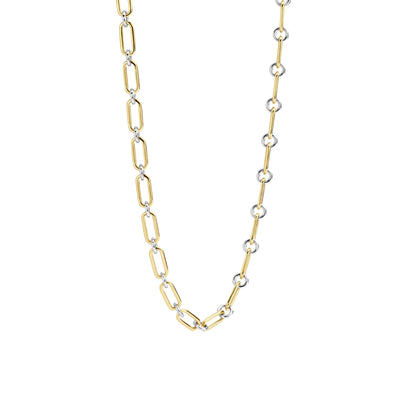 Ti Sento Gold Silver Chain Link Necklace