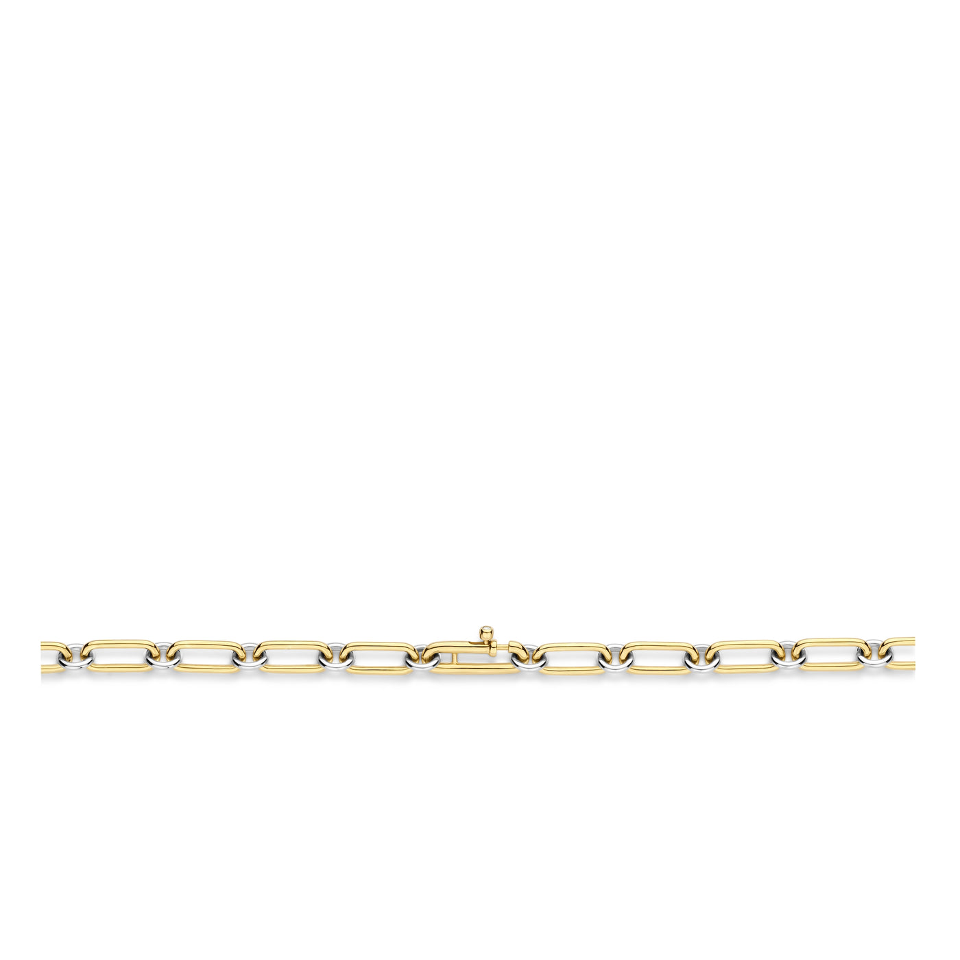 Ti Sento Gold Silver Chain Link Necklace