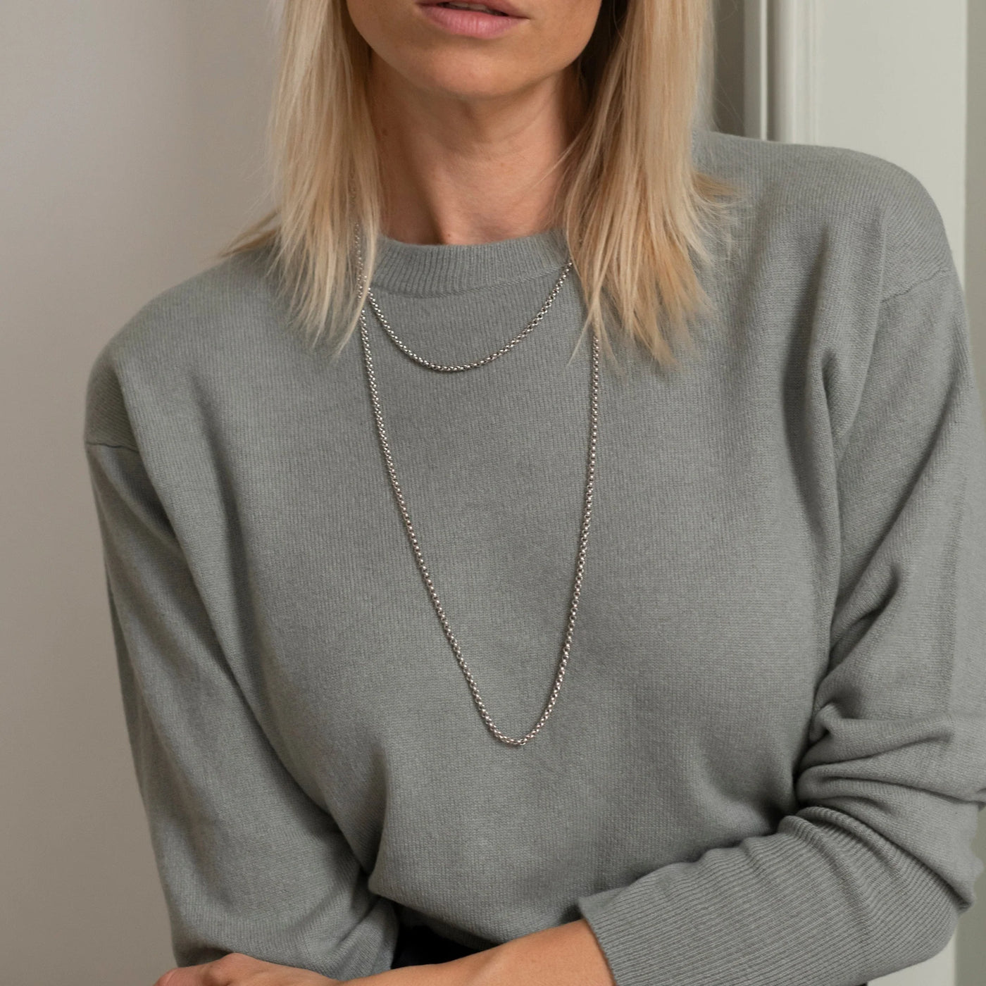 Ti Sento Anchor Links Chain Necklace