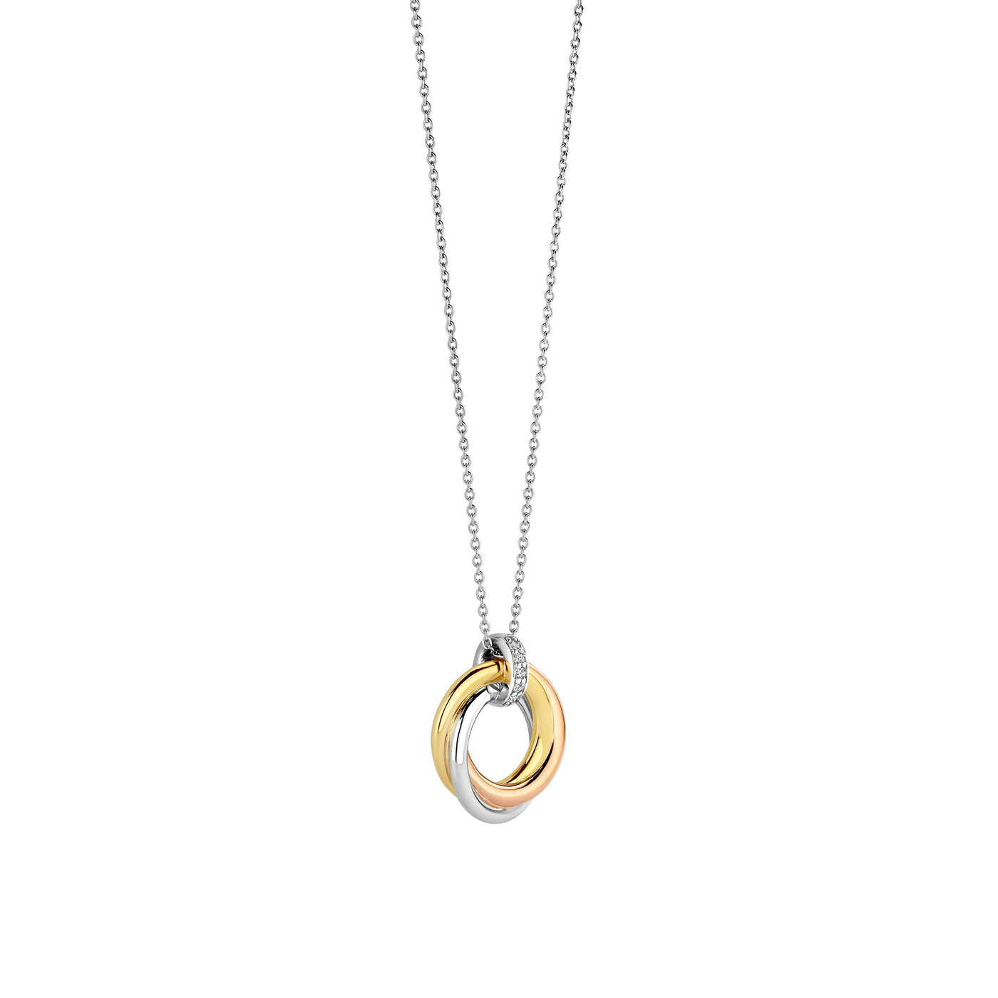 Ti Sento Tricolour Cubic Zirconia Pendant