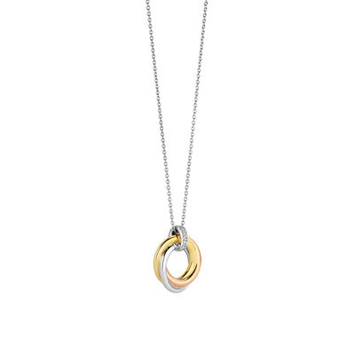 Ti Sento Tricolour Cubic Zirconia Pendant