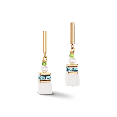 Coeur De Lion GeoCUBE® Fusion Festive Multicolour Earrings - Rococo Jewellery