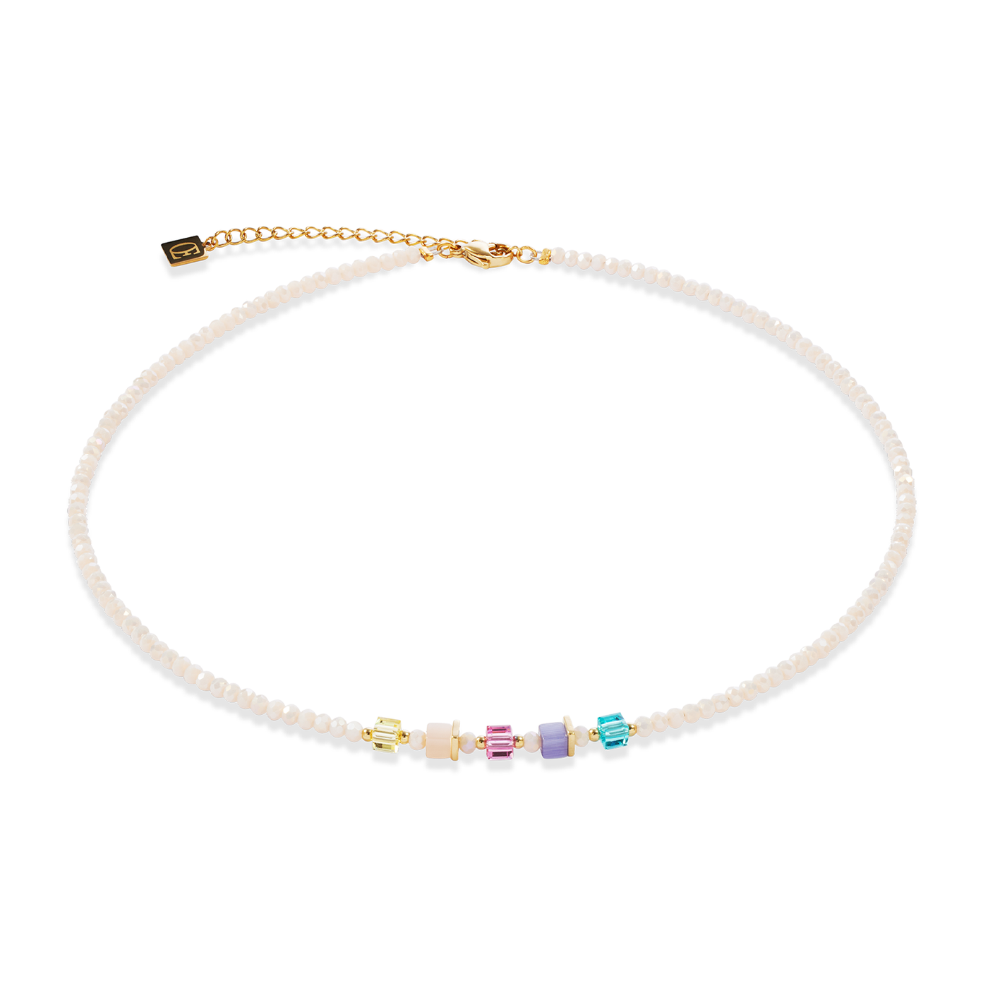 Coeur De Lion Joyful Colours Gold-Multicolour Necklace