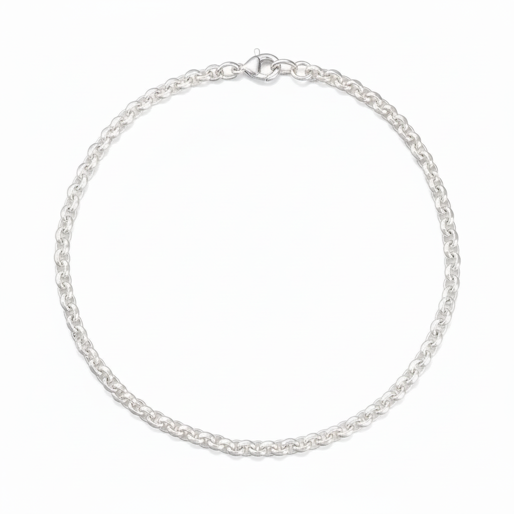 Sterling Silver Heavy Round Belcher Chain - Various Lengths
