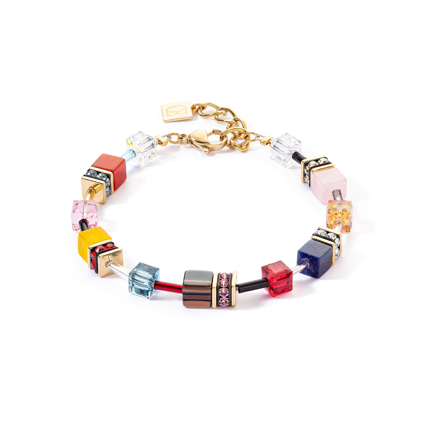 Coeur De Lion GeoCUBE® Iconic Precious Multicolour Bracelet