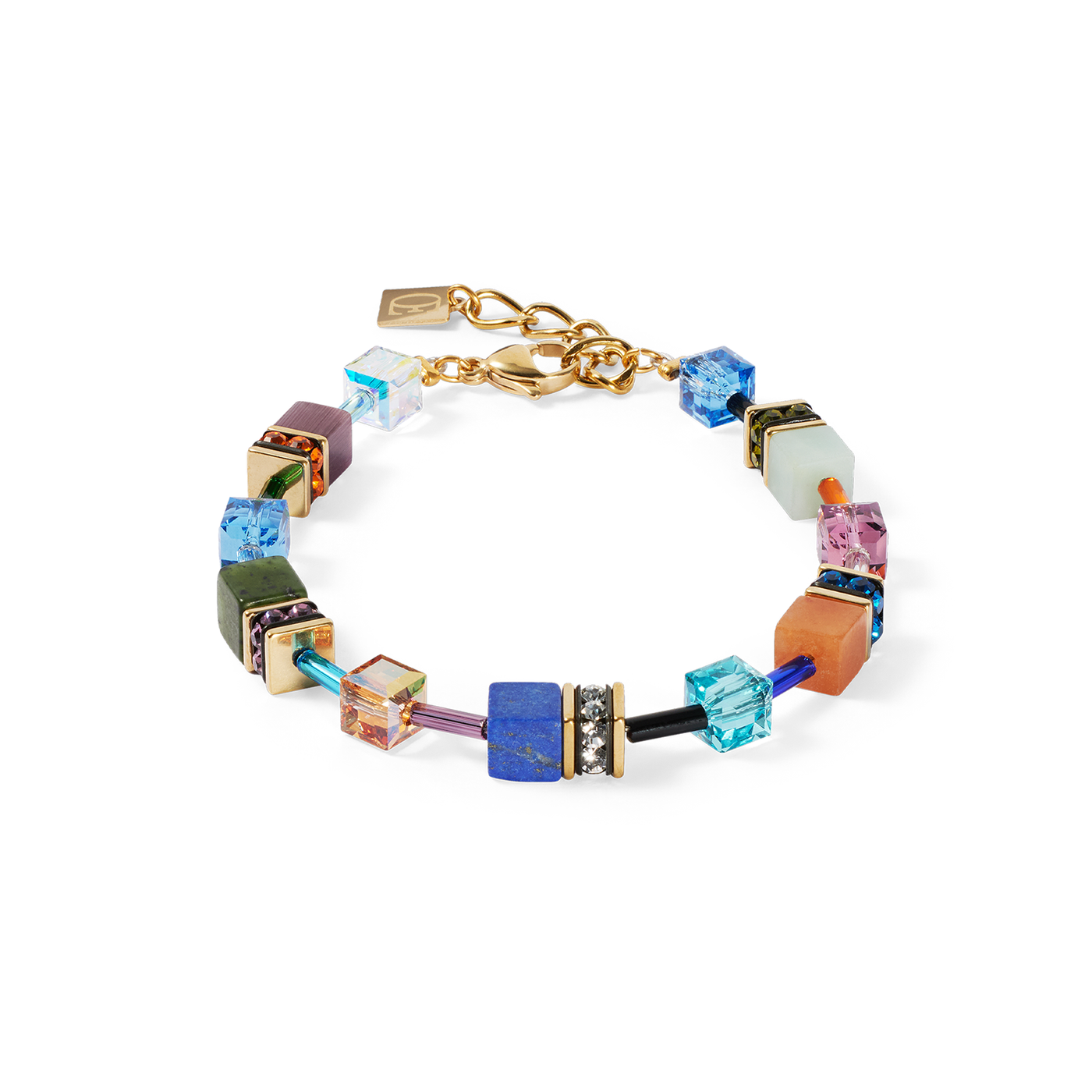 Coeur De Lion GeoCUBE® Iconic Precious Multicolour Bracelet