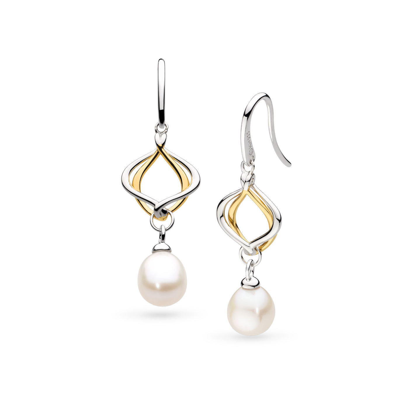 Kit Heath Alicia Golden Pearl Drop Earrings