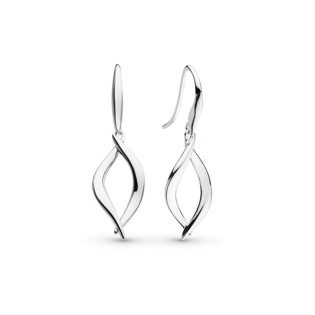 Kit Heath Entwine Twine Twist Link Drop Earrings - Rococo Jewellery