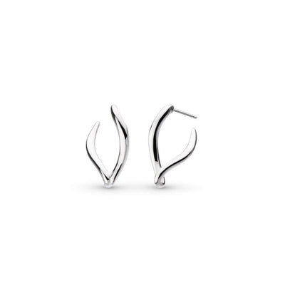 Kit Heath Entwine Twine Link Stud Hoop Earrings - Rococo Jewellery