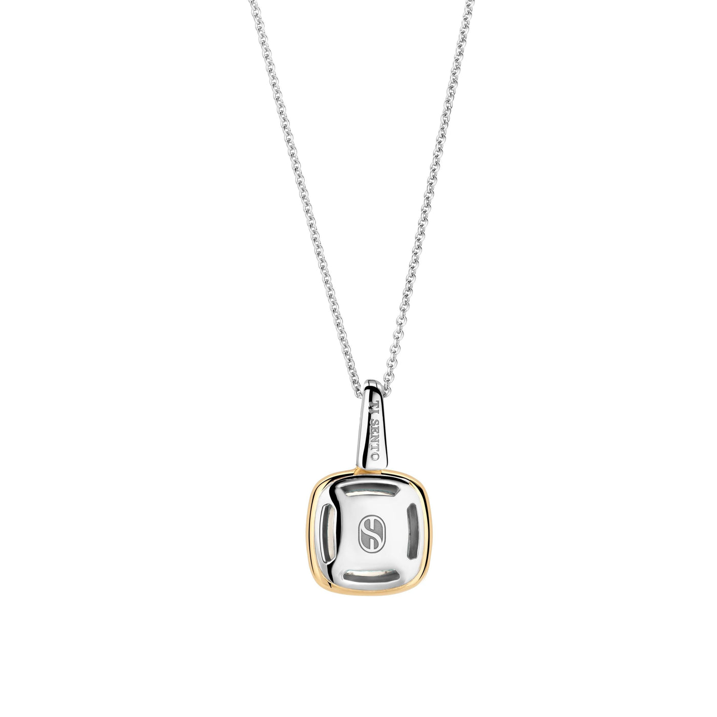 Ti Sento Gold and Silver Mother of Pearl Pendant Necklace