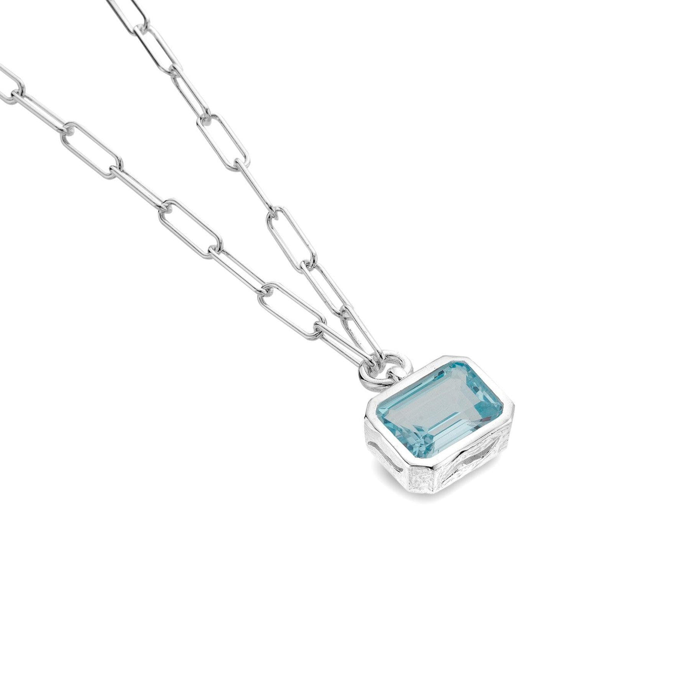 Sea Gems Lelanta Blue Topaz Necklace - Rococo Jewellery
