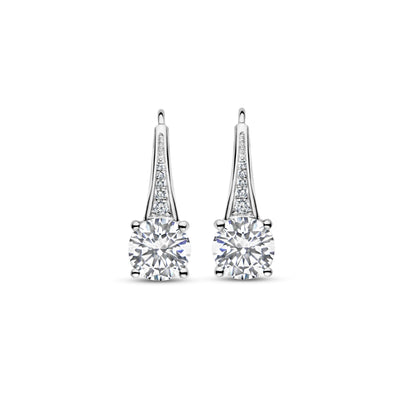 Ti Sento Sterling Silver Cubic Zirconia Drop Earrings