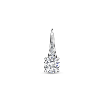 Ti Sento Sterling Silver Cubic Zirconia Drop Earrings