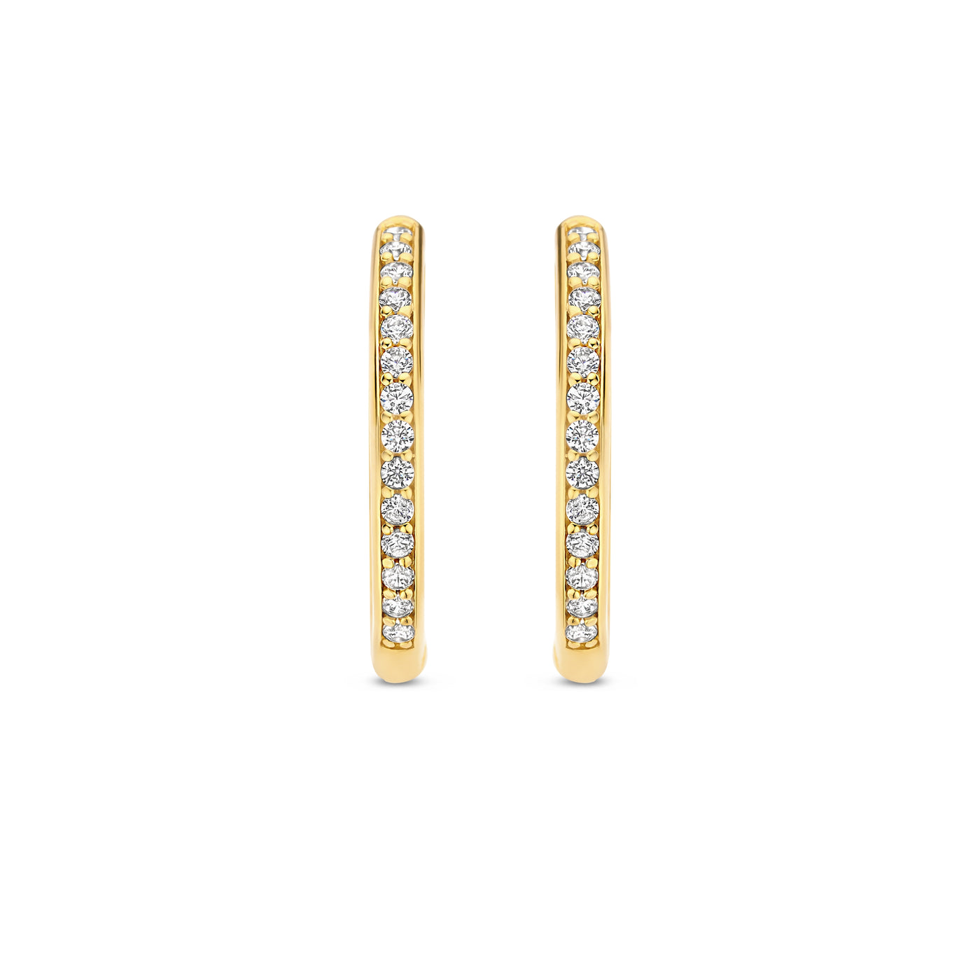 Ti Sento Gold Medium Hoop Earrings