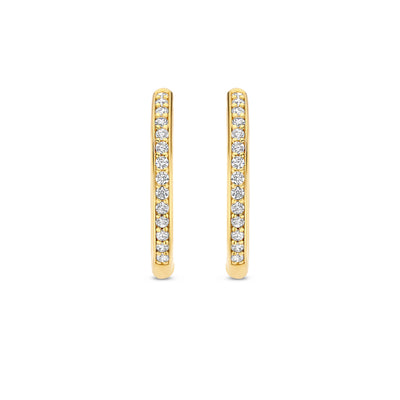 Ti Sento Gold Medium Hoop Earrings