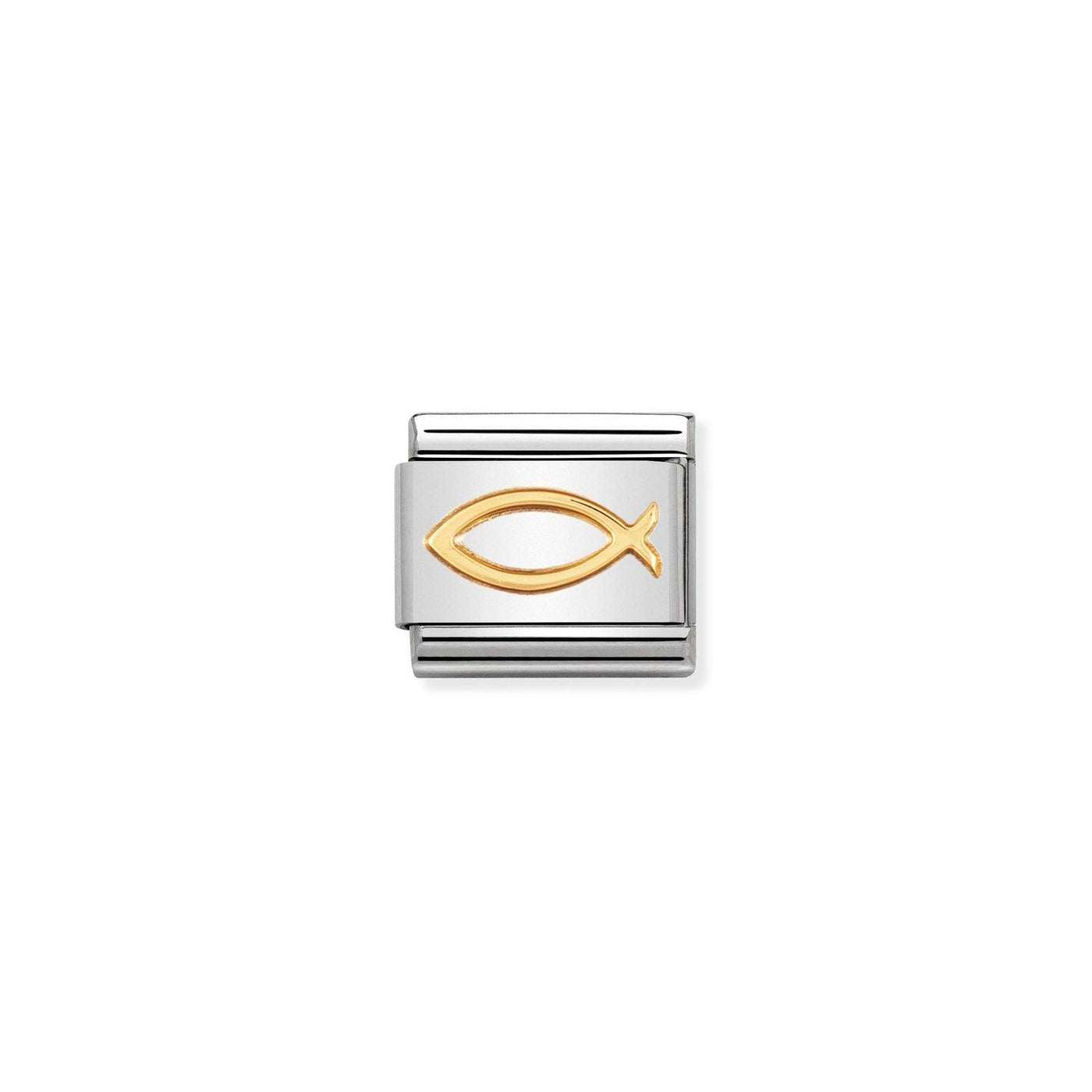 Nomination Classic Gold and Stainless Steel Ichthys Link - Rococo Jewellery