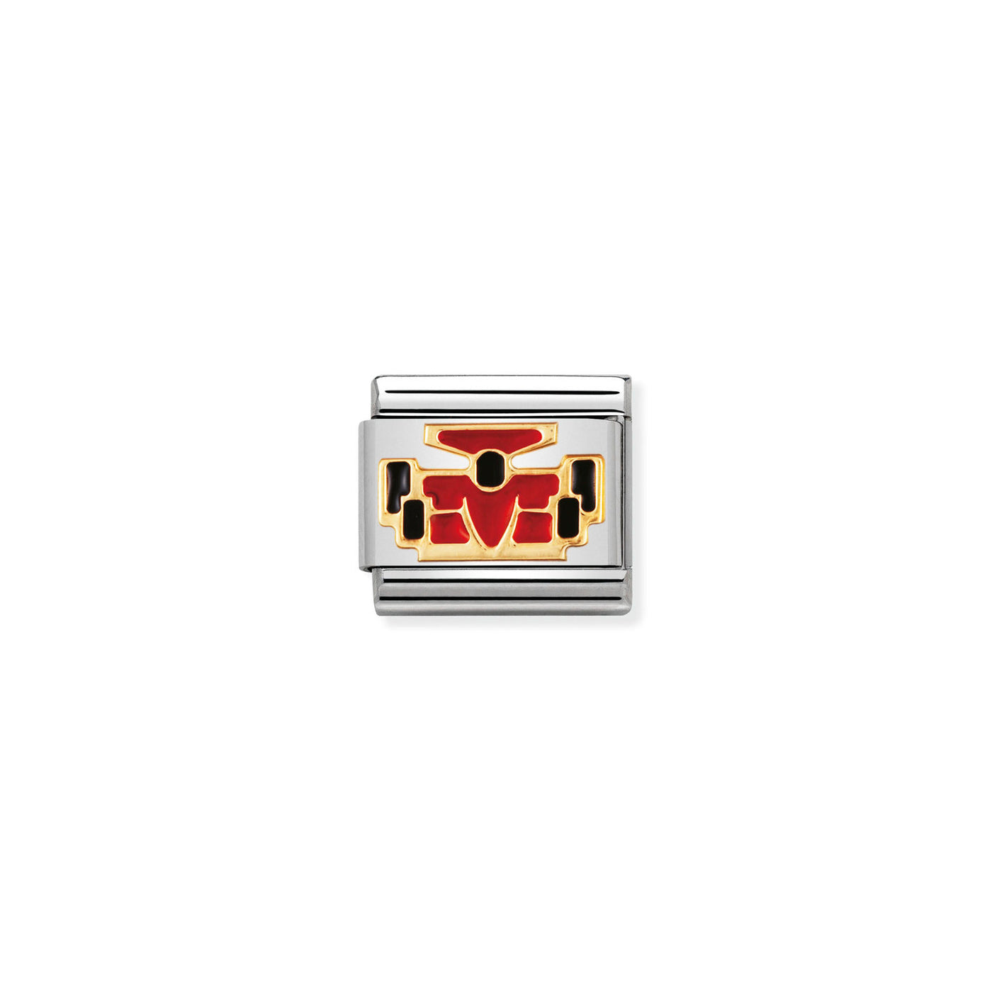 Nomination Classic Steel & Gold Red Sports Car Charm