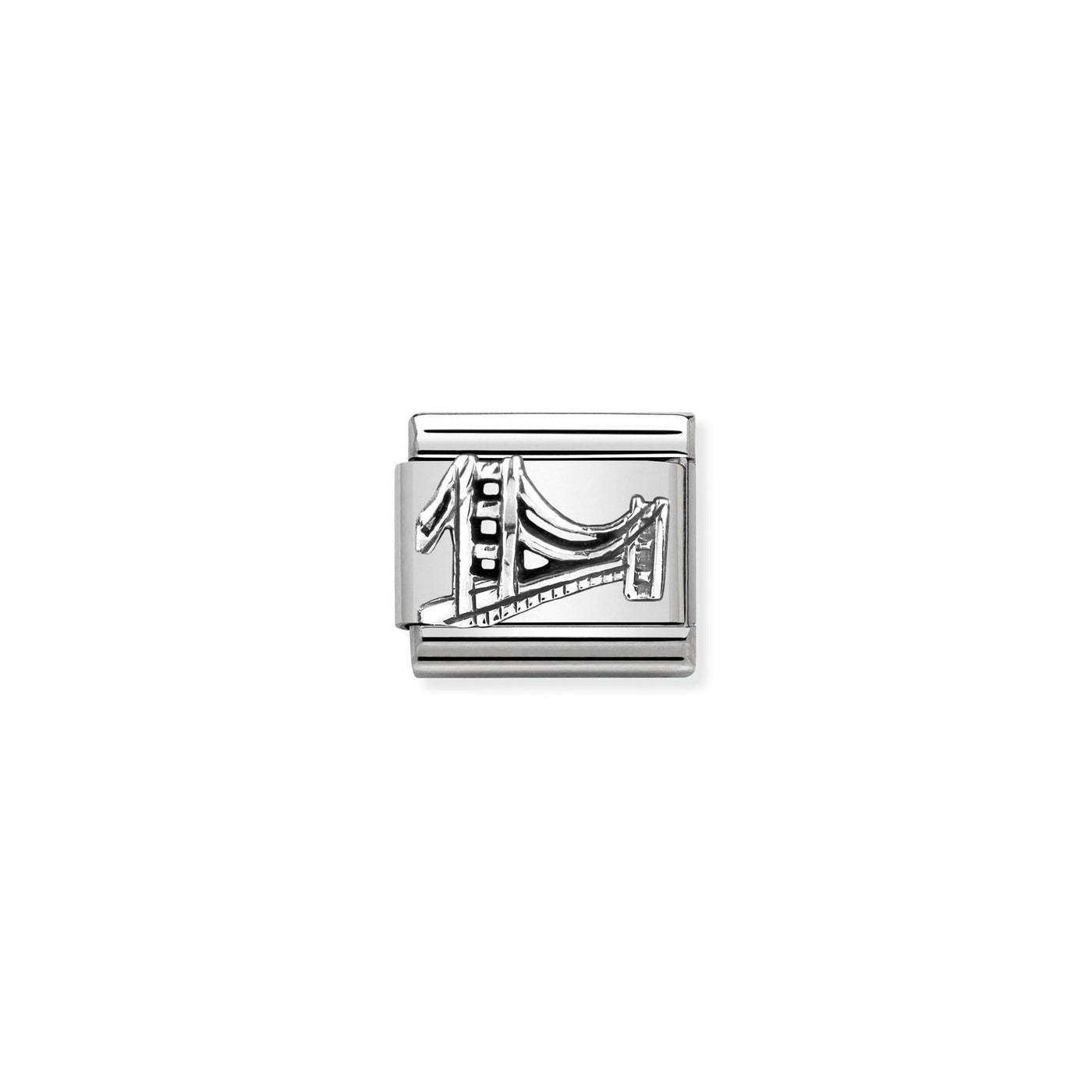 Nomination Classic Silver Golden Gate Link Charm