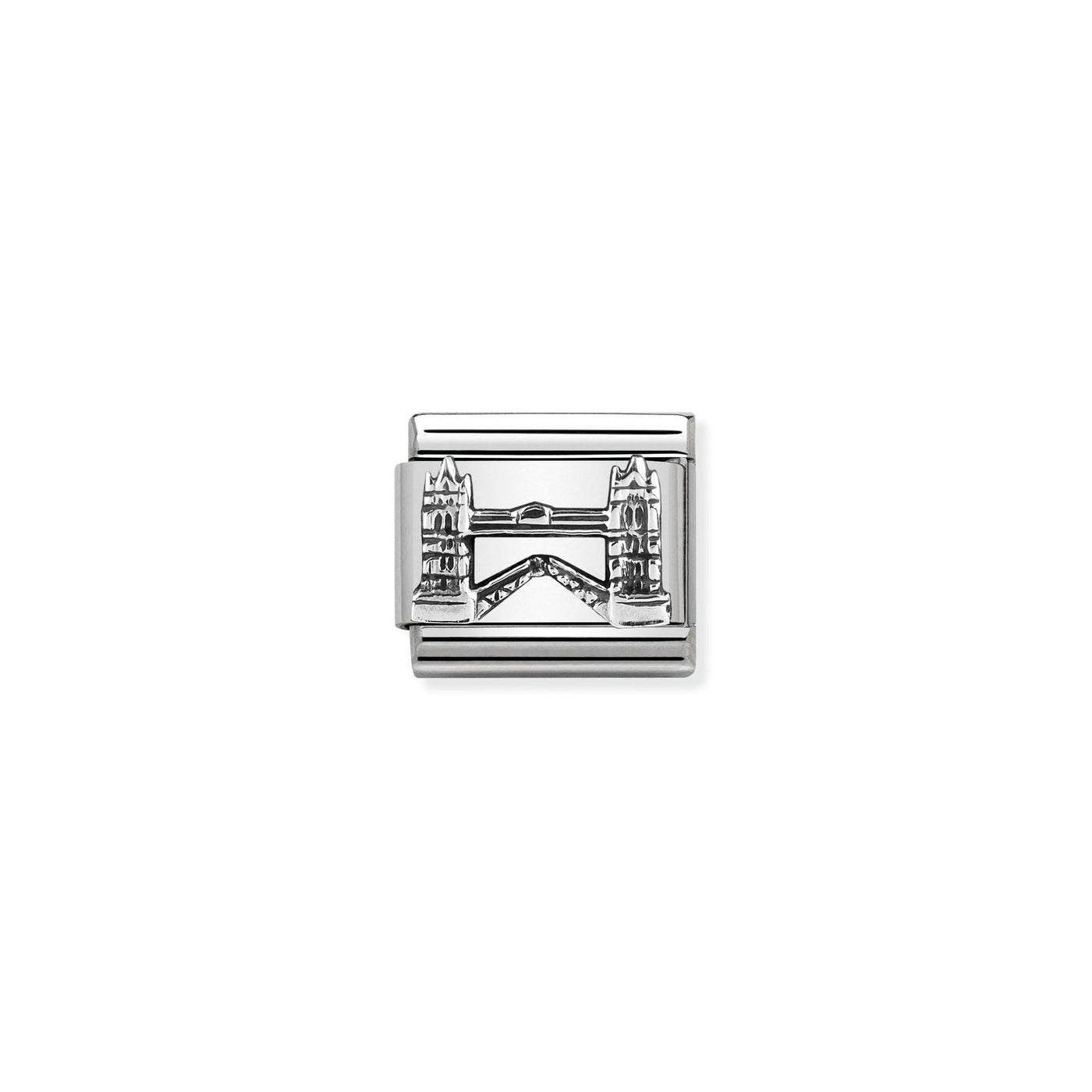 Nomination Classic Silver Tower Bridge Link Charm