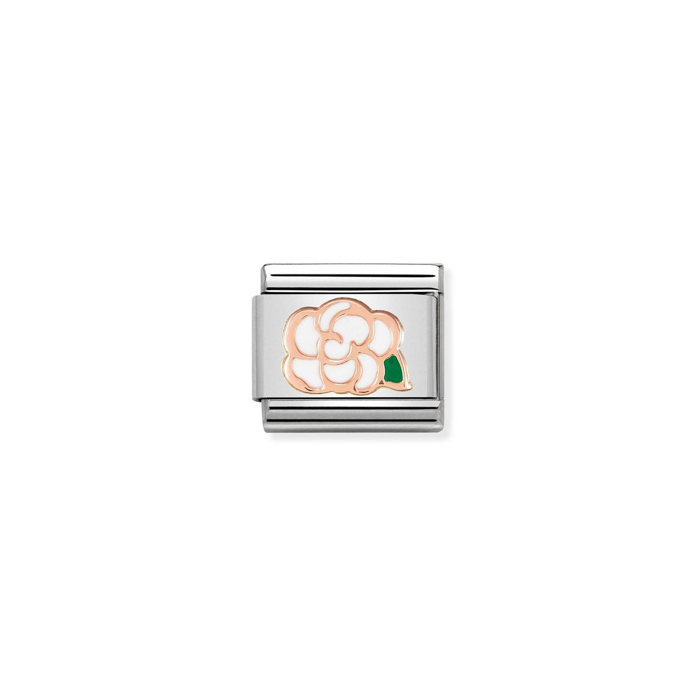 Nomination Classic 9ct Rose Gold Camellia Charm