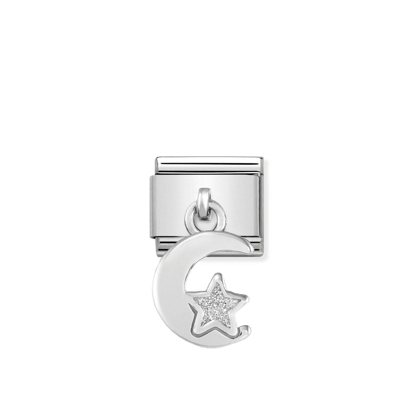 Nomination Classic Moon and Star Drop Charm - Rococo Jewellery