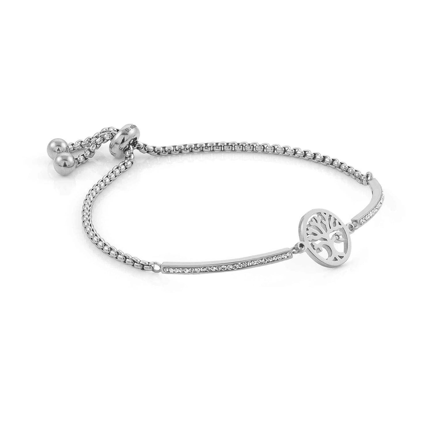 Nomination Milleluci Steel Tree of Life Half Bangle Bracelet - Rococo Jewellery