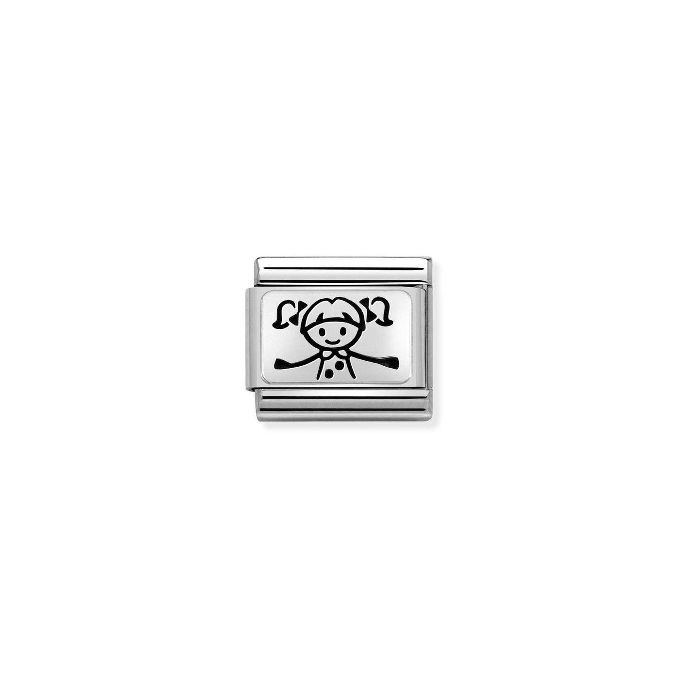 Nomination Classic Sterling Silver Girl Charm
