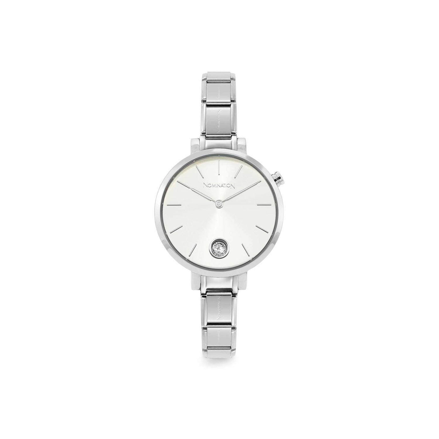 Nomination Sunray Silver and Cubic Zirconia Watch