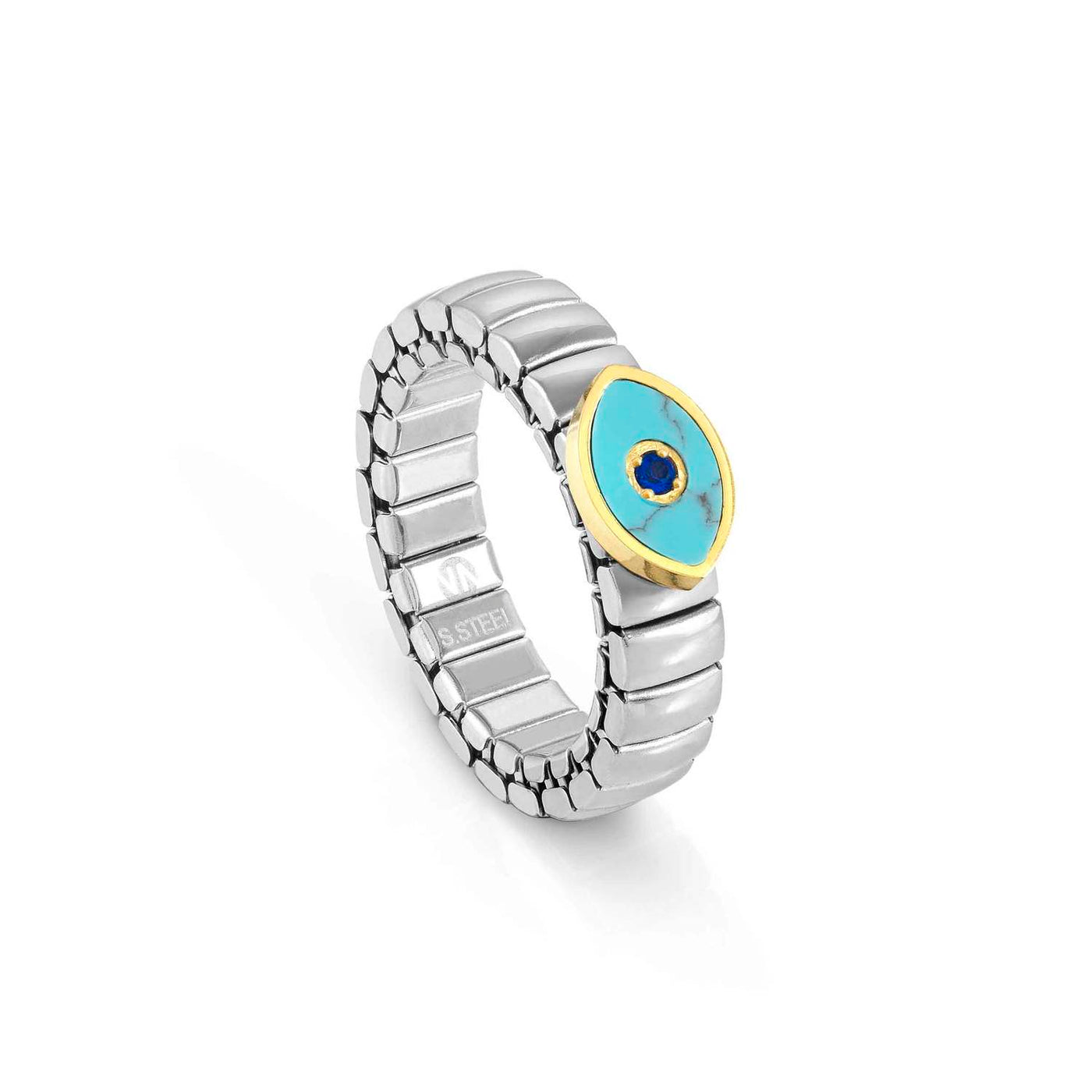 Nomination Steel Turquoise Eye of God Extension Ring