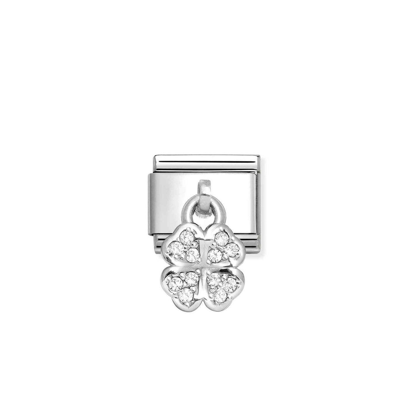 Nomination Clover Drop Charm - Rococo Jewellery