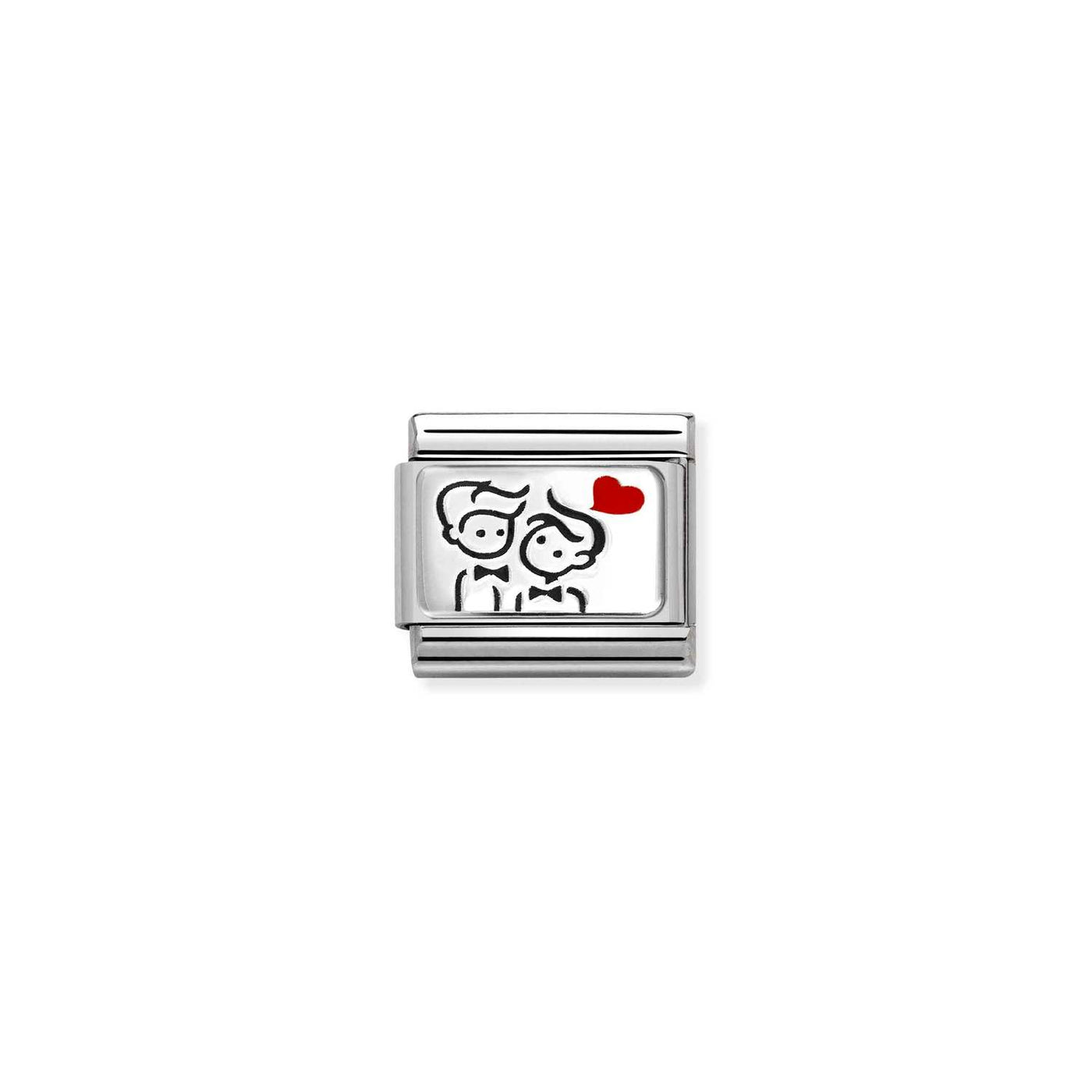 Nomination Classic Men with a Heart Charm