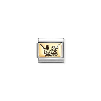 Nomination Classic Gold Friends Charm - Rococo Jewellery