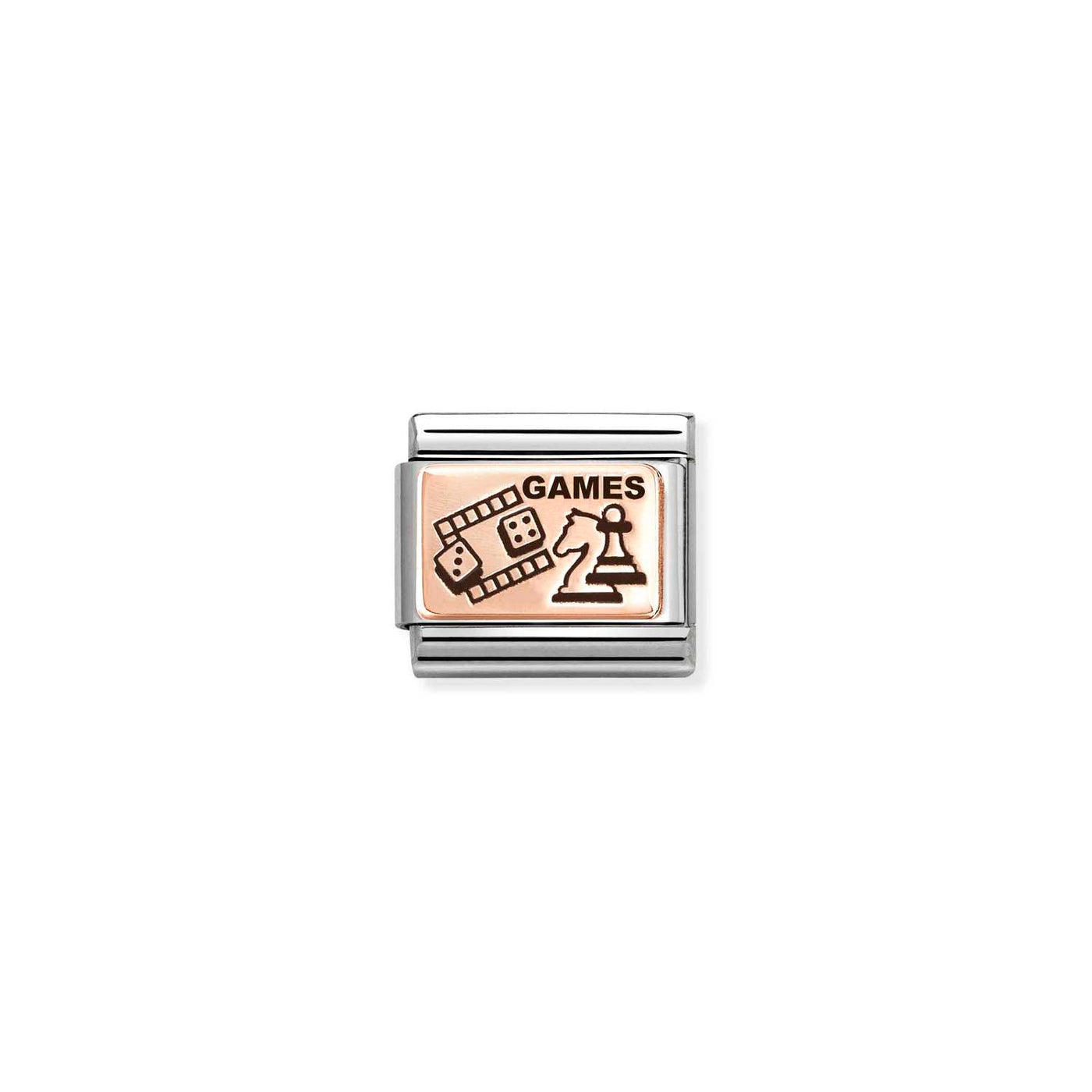 Nomination Classic 9ct Rose Gold Table Games Charm