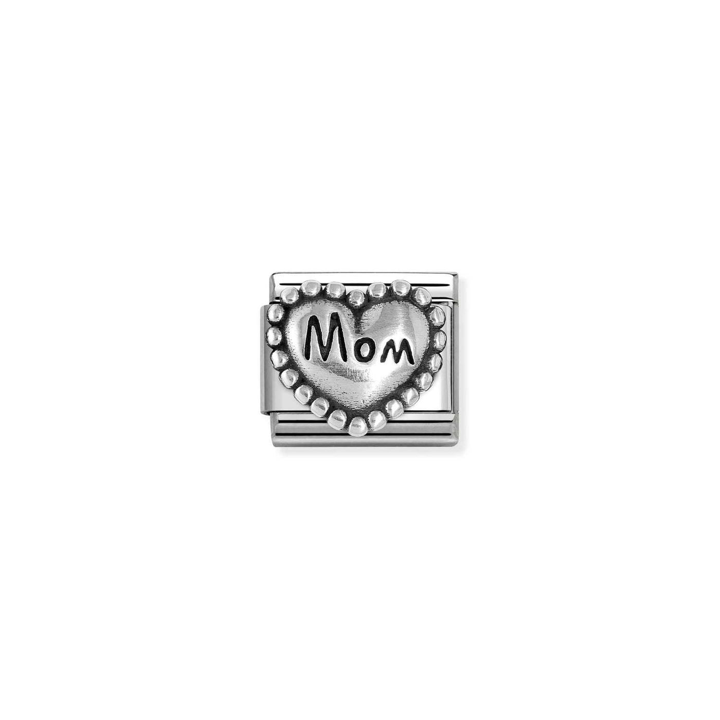 Nomination Classic Sterling Silver Heart Mum Charm