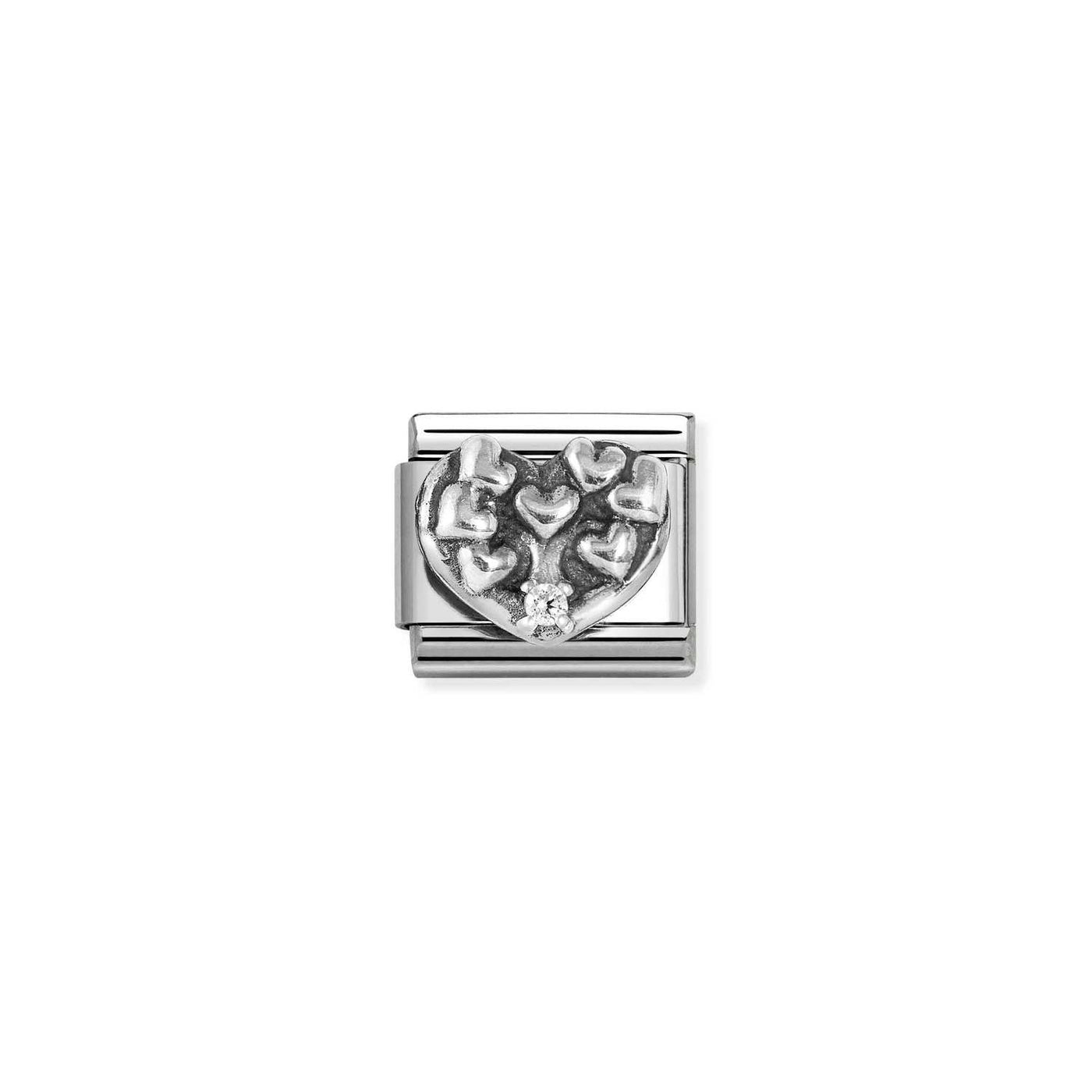 Nomination Classic Silver Heart Tree of Life Charm