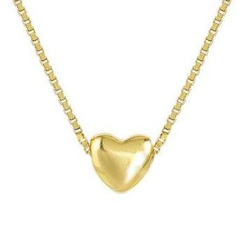 Nomination Gold Vermeil Cubic Zirconia Heart Necklace