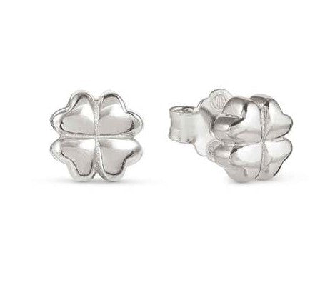 Nomination Sterling Silver Four Leaf Clover Stud Earrings