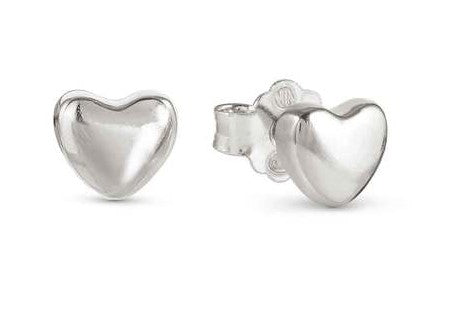 Nomination Sterling Silver Heart Stud Earrings