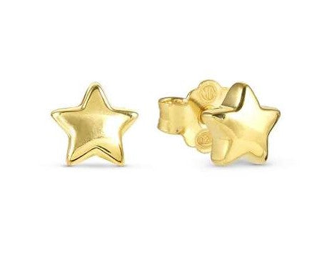 Nomination Gold Vermeil Star Stud Earrings