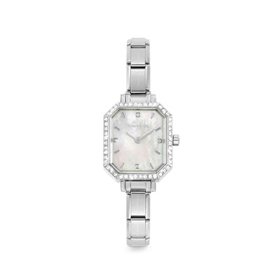 Nomination Steel Mother of Pearl Cubic Zirconia Watch