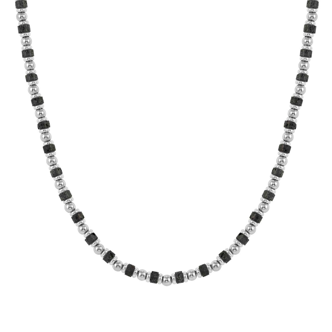Nomination Instinct Sea Edition Steel Lava Stone Necklace