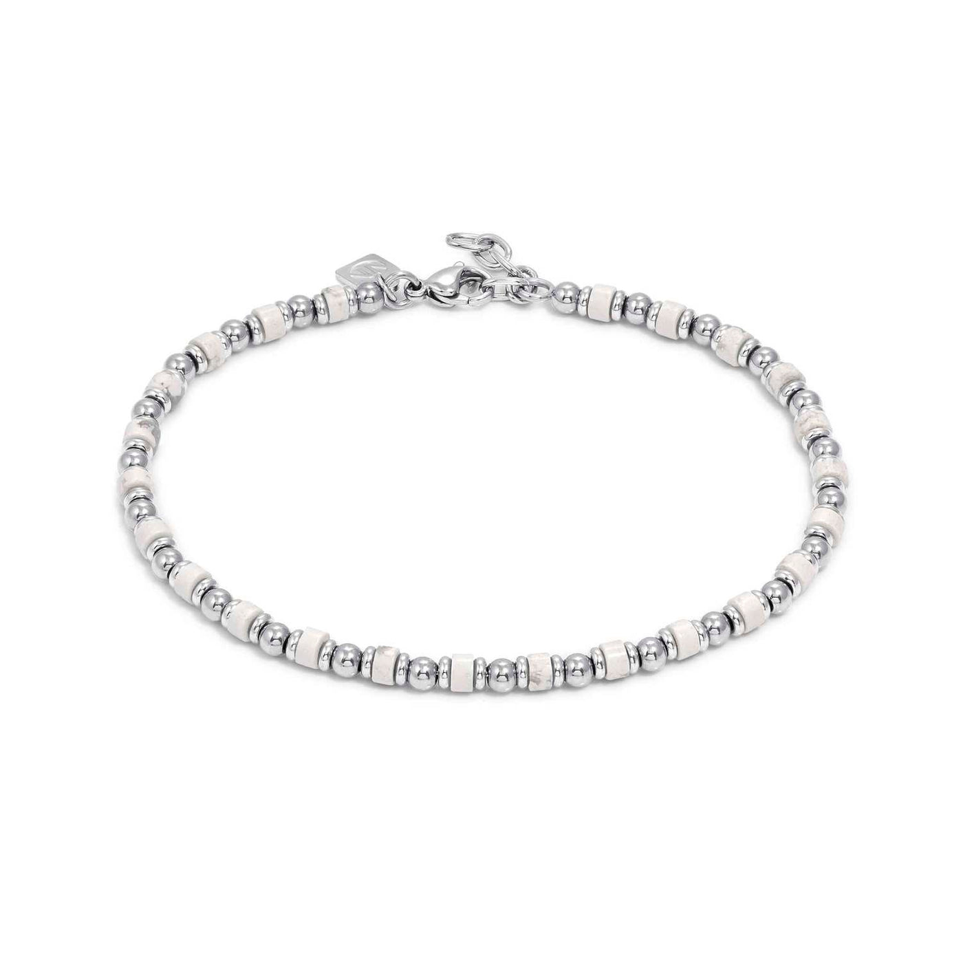 Nomination Instinct Steel White Turquoise Anklet