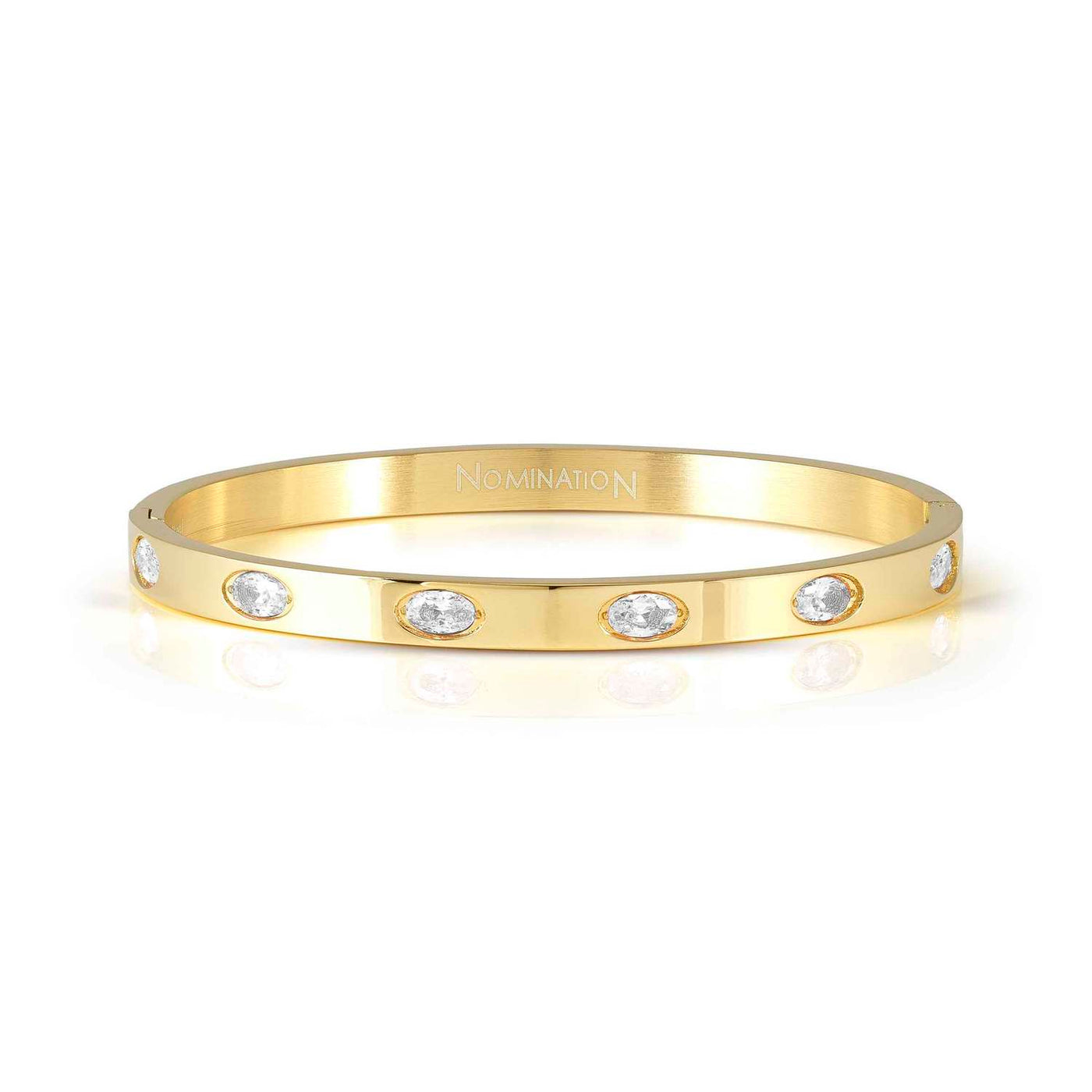 Nomination Gold Cubic Zirconia Bangle