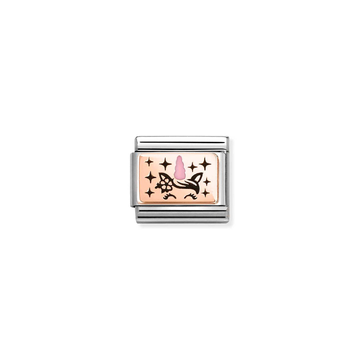 Nomination Classic Rose Gold Unicorn Horn Charm