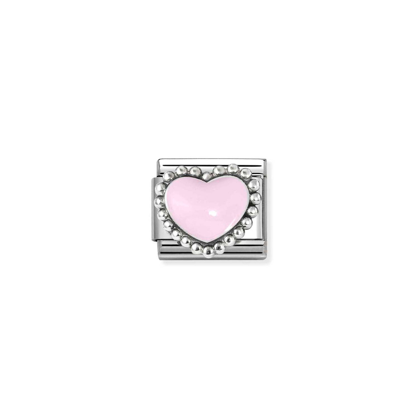 Nomination Classic Pink Raised Heart Charm
